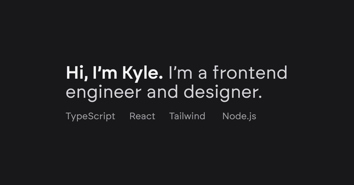 Kyle Kettler | Software Developer